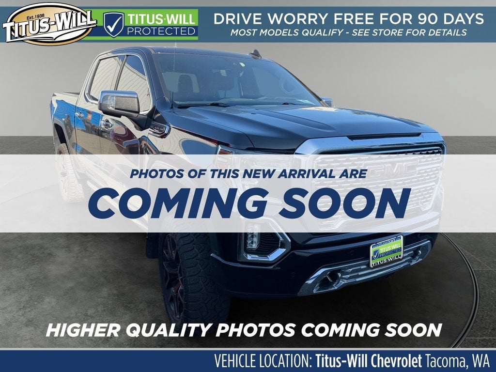 2020 GMC Sierra 1500 Denali in Black — front three-quarter view