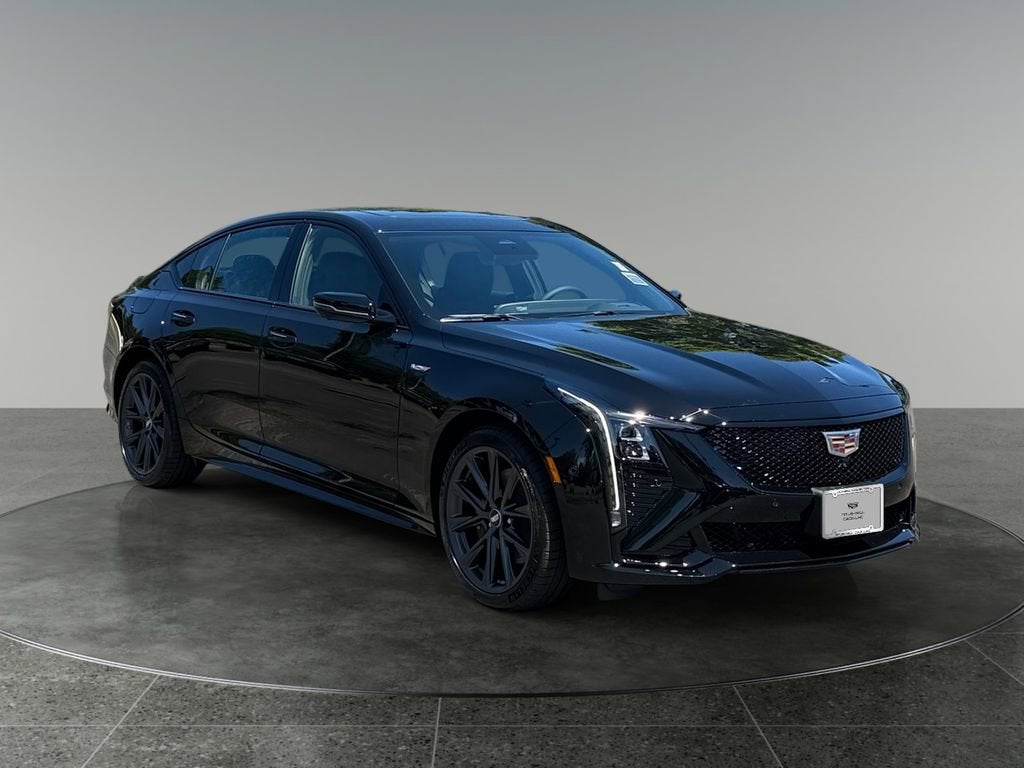 2026 Cadillac CT5-V V-Series in Black Raven — front three-quarter view