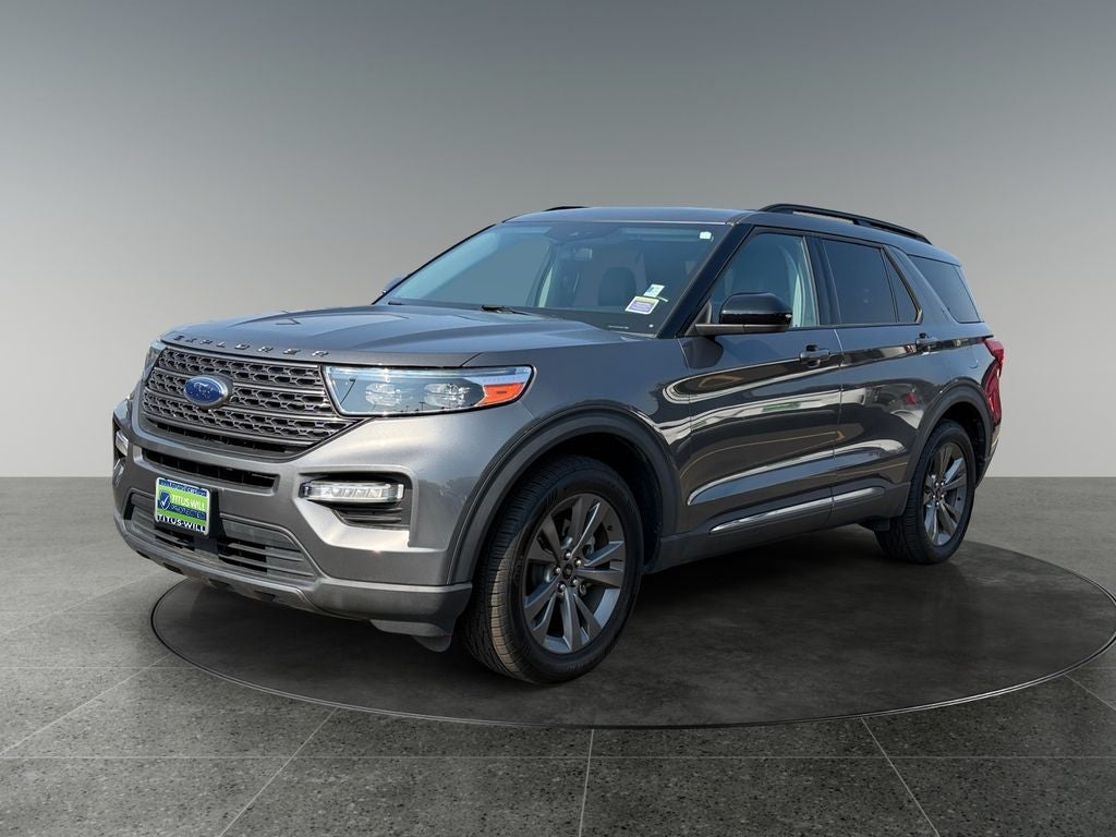 2023 Ford Explorer — rear three-quarter view