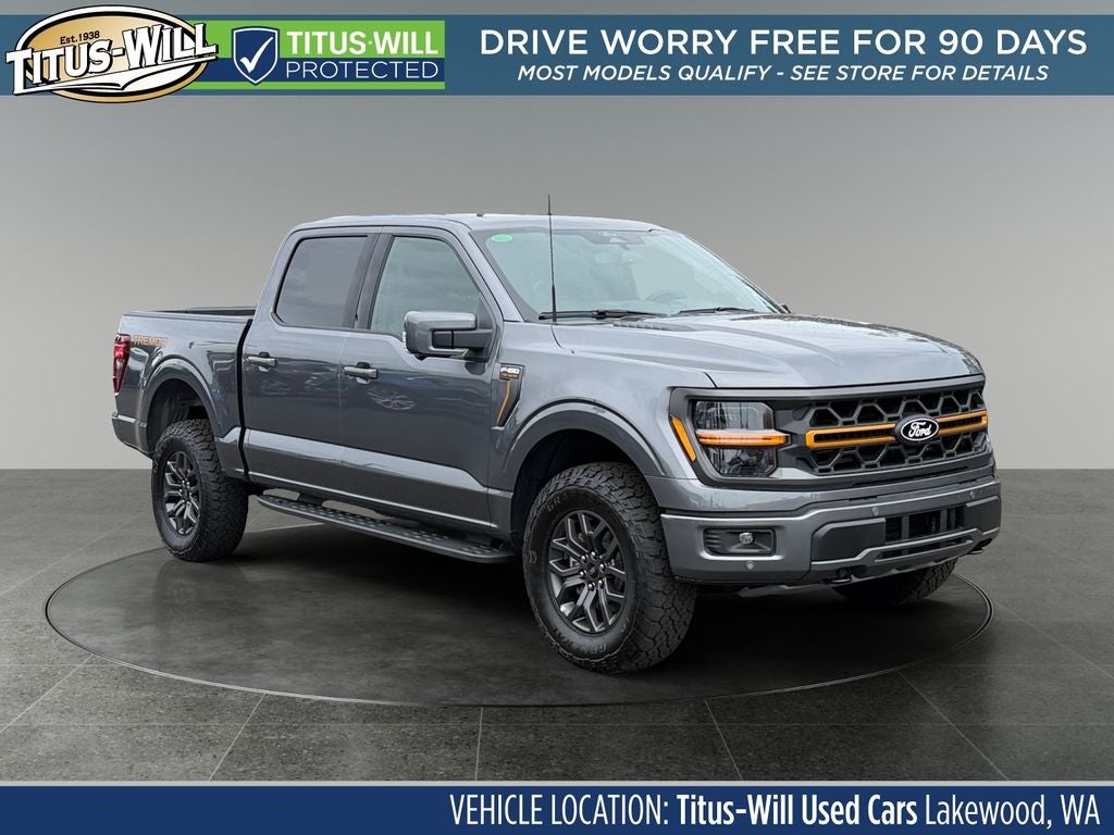 2026 Ford F-150 Tremor in Grey — front three-quarter view