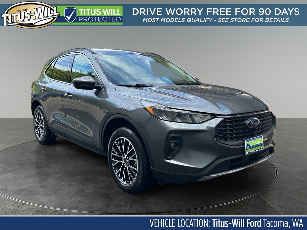 2025 Ford Escape Plug-In Hybrid Base in Grey — front three-quarter view