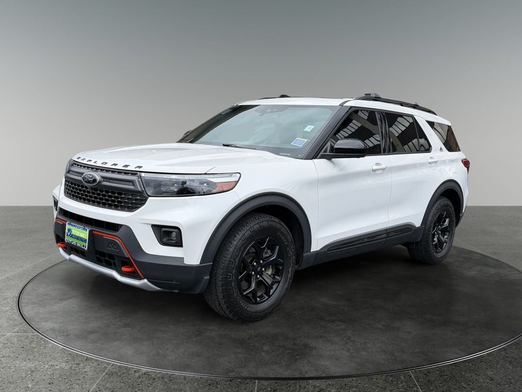 2023 Ford Explorer — rear three-quarter view