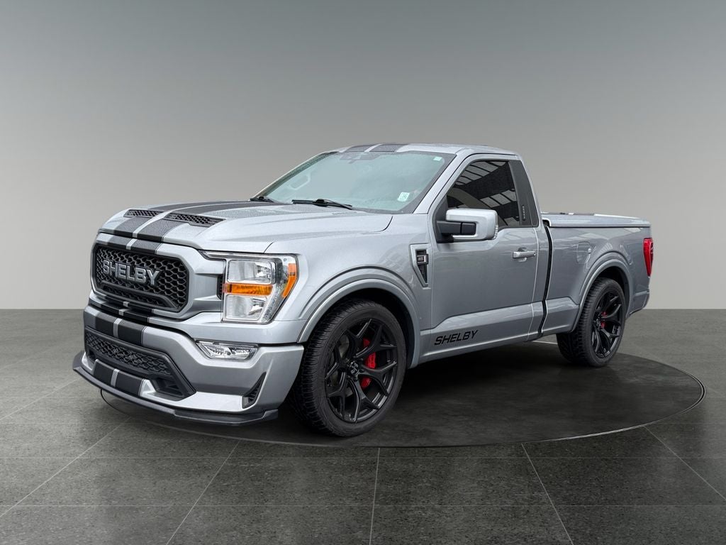2021 Ford F-150 — rear three-quarter view