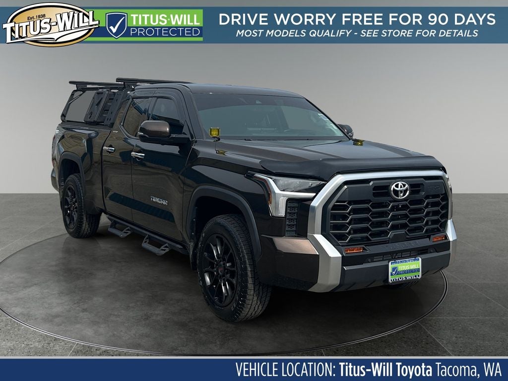 2022 Toyota Tundra Limited in Smoked Mesquite — front three-quarter view