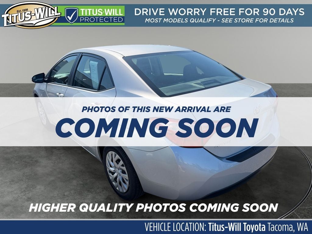 2019 Toyota Corolla — rear three-quarter view