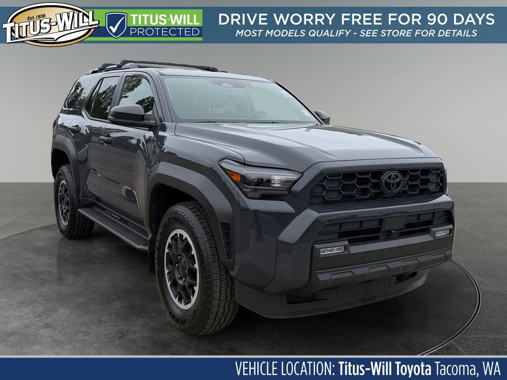 2025 Toyota 4Runner TRD Off-Road in Underground — front three-quarter view