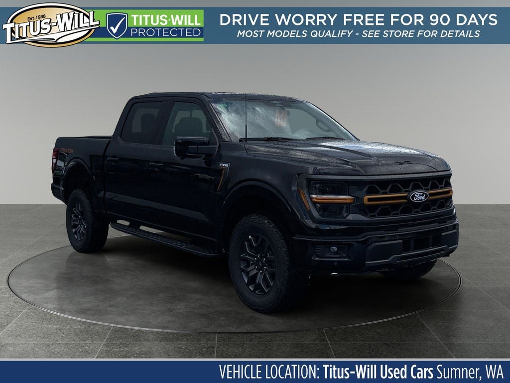 2026 Ford F-150 Tremor in Black — front three-quarter view