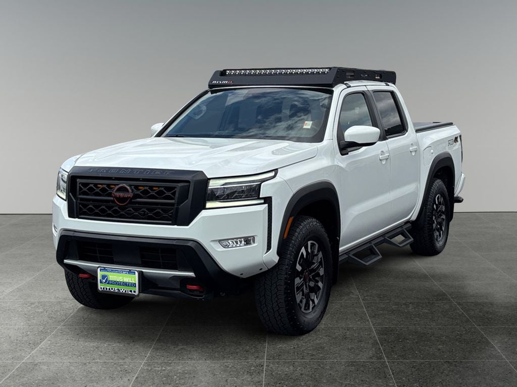2023 Nissan Frontier — rear three-quarter view